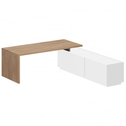 Стол на тумбу опорную 1,2,3 Оливер ОЛ-060-20-01.ГН Гикори натуральный / Oliver OL-060-20-01.GN_0