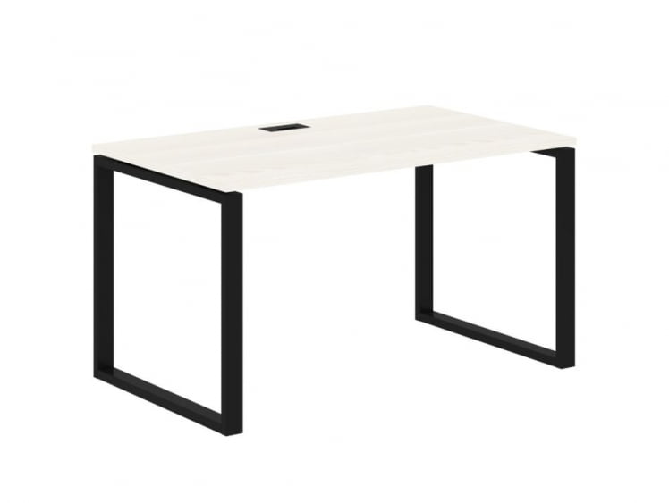 Стол письменный ЕДИС ЕКСТ 1380 Ясень Траун Черный / EDIS EQST_0