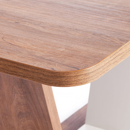 Стол обеденный ВОКС ЛДСП, 132-172кс85кс75,5 см, Дуб Канзас/Пепел / VOX 132-172x85x75,5_13