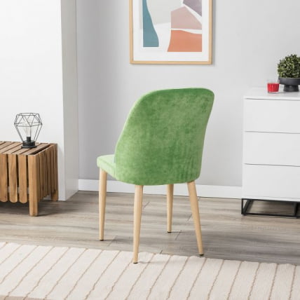 Стул Ален зеленый/нат.дуб / Alen_6