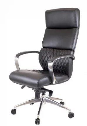 Кресло для руководителя Еверпроф Пресидент Кожа Черный / Everprof President_6