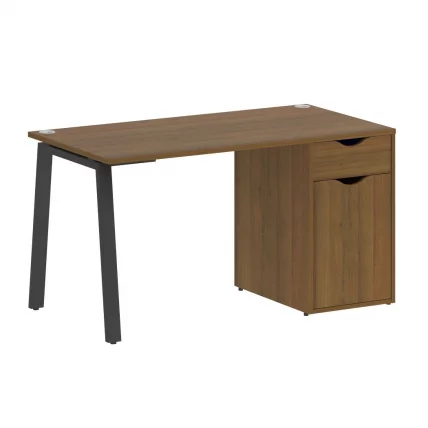 Стол письменный ХОМЕ ОФФИCЕ ВР.СП-3-138.1.А Орех Гварнери/Антрацит металл / HOME OFFICE VR.SP-3-138.1.A_0