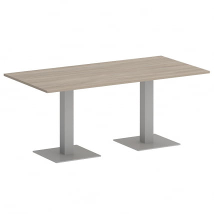 Стол прямоугольный ХОМЕ ОФФИCЕ ВР.СП-5-180.2 Дуб Аттик/Серый металл / HOME OFFICE VR.SP-5-180.2_0