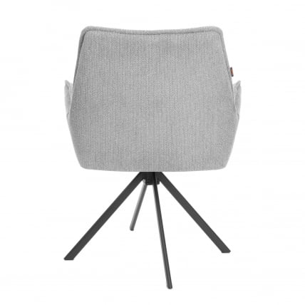 Кресло Мурано/Мурано опора 360, велюр/букле (ХЙП), светло-серый / Murano/Мурано (HYP),_3