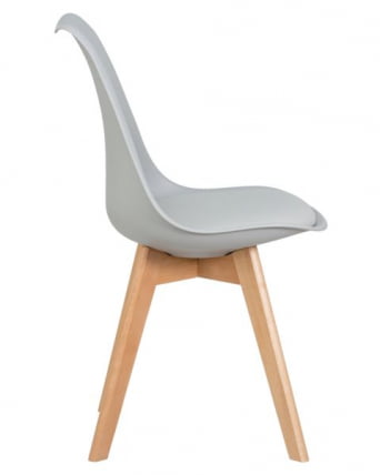 Стул обеденный ДОБРИН ДЖЕРРЙ СОФТ (ножки светлый бук, цвет сиденья светло-серый (ГР-01)) 4 шт / DOBRIN JERRY SOFT (GR-01))_5