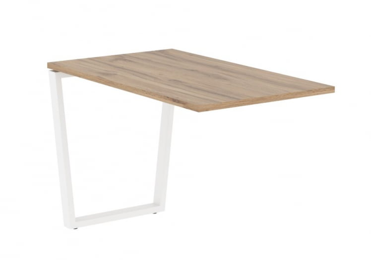 Брифинг-приставка ЕДИС ЕВБ 1167 Дуб Денвер светлый Белый / EDIS EVB_0