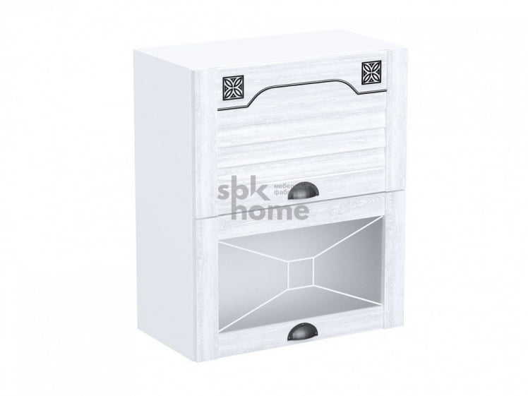 Шкаф со стеклом горизонтальный ШСТ-60Г, Кантри (600*320*720) Сосна Андерсен, 21031_0