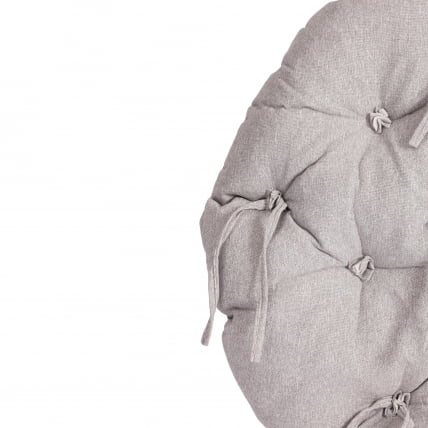 Кресло CЛОУДЕ ХОМЕ рогожка/металл, 97х98х90-96см, серо-бежевый, 3М 16/2 / CLOUDE HOME 3M_9