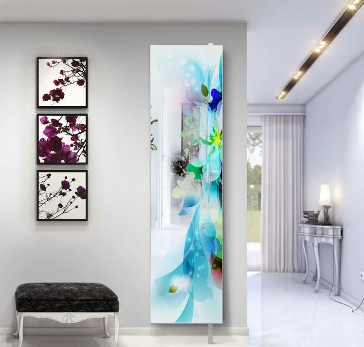 Поворотный зеркальный шкаф Дриве СП Арт Белый / Drive SP Art_6