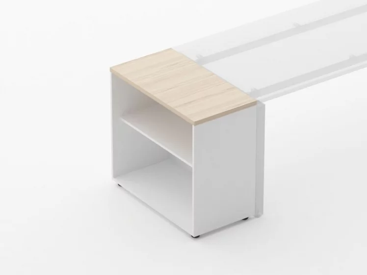 Тумба открытая Дека 9.01.08 Туя/Белый / Deka_1