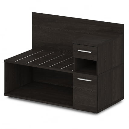 Тумба багажная с ящиком и дверью правый Орната 	Н-444 Пр Дуб Кентербери / Ornata_0