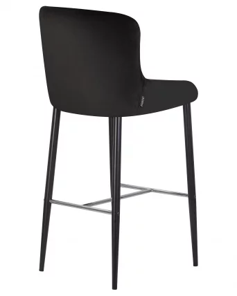 Стул барный ДОБРИН CХРИСТИАН 75 Черный велюр В108-77 / DOBRIN CHRISTIAN V108-77_3