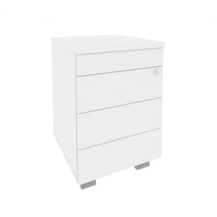 Тумба мобильная (ТИП-ОН) ОНИКС О.ТМ-3 ТИП Белый Бриллиант / (TIP-ON) ONIX O.TM-3 TIP_0