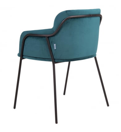 Стул Стрике блаcк Акуамарин / Strike black Aquamarin_2