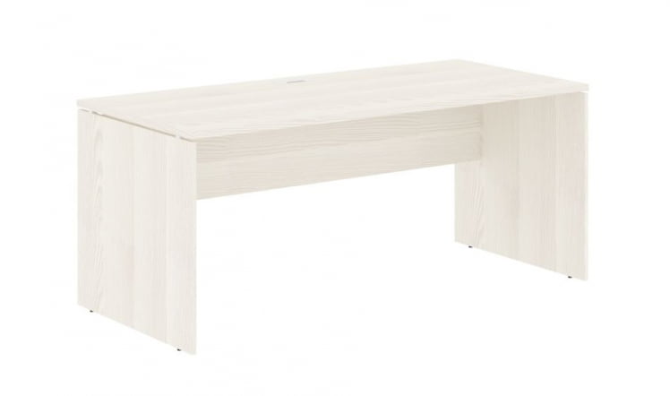 Стол письменный ЕДИС ЕДСТ 1780 Ясень Траун Белый / EDIS EDST_0