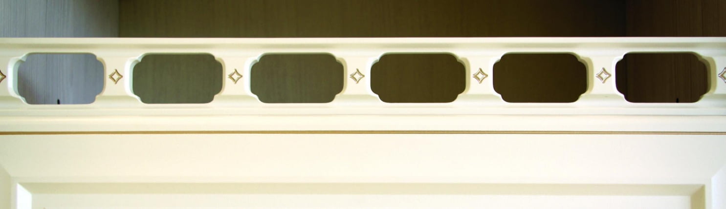 Шкаф над вытяжкой (с системой плавного закрывания) Милана 23.13.1 Сосна Астрид/Ваниль_2