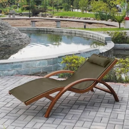 Шезлонг-лежак Мальта АФМ-503 Оливе / AFM-503 Olive_0