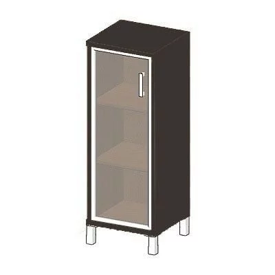 Стеллаж стекло тонированное В421.8 Р Венге магия / R_0