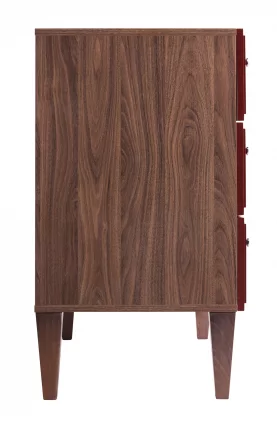 Комод 3 ящика Нортон (К) Кармин / Norton_6