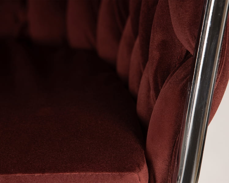 Стул барный ДОБРИН МАРCЕЛ Винный велюр МДЖ9-35 / DOBRIN MARCEL MJ9-35_7