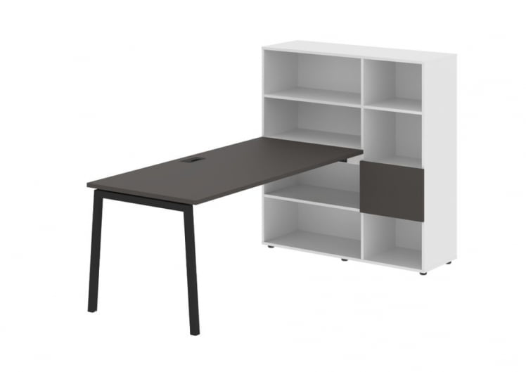 Рабочая станция ЕДИС ЕЛРСТ 1217 Мокко Черный Белый / EDIS ELRST_0