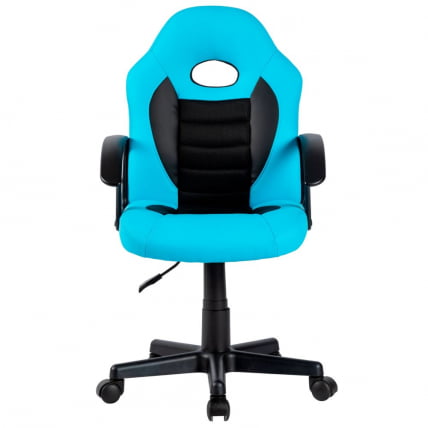 Детское кресло CХАИРМАН КИДС 111 Черный-голубой / CHAIRMAN KIDS_1