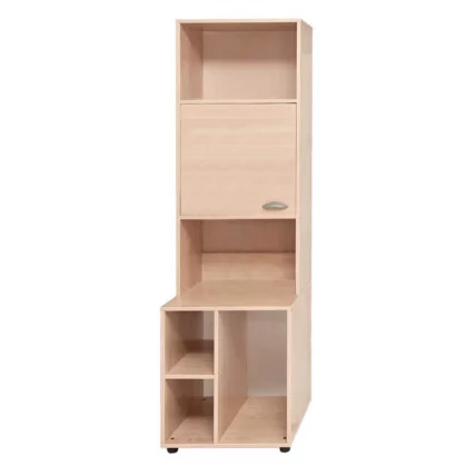 Стеллаж с тумбой под системный блок и дверкой Модул 3 Клен / Modul_0