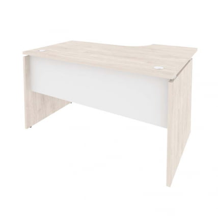 Стол эргономичный левый ОНИКС О.СА-2Л Денвер Светлый/Белый / ONIX O.SA-2L_0