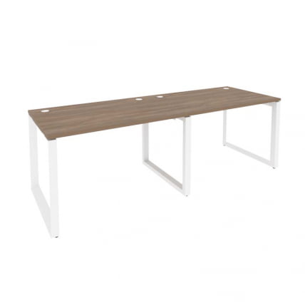 Рабочая станция на О-образном м/к ОНИКС О.МО-РС-2.2.8 Дуб Аризона/Белый / ONIX O.MO-RS-2.2.8_0
