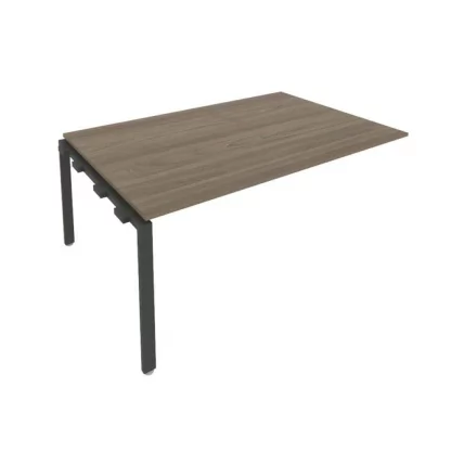 Проходной наборный элемент переговорного стола Метал Сйстем Б.ППРГ-5 Вяз/Антрацит / Metal System_0