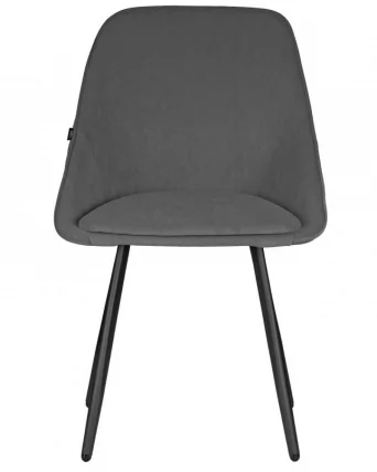 Стул обеденный ДОБРИН СТЕЛЛА (ЭМАЛЬ ЧЕРНЫЙ МУАР велюр Катаниа Стоне) / DOBRIN STELLA Catania Stone)_4