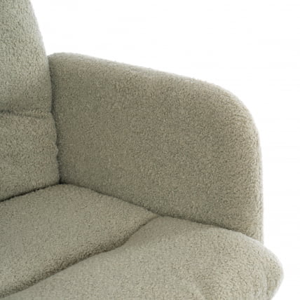 Кресло Довер хром букле, олива, барни дустй греен / Dover barni dusty green_7