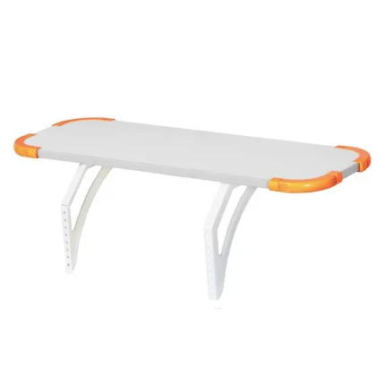 Полка задняя с проставкой Полка_з 3/750 Белая Оранжевая / Polka_z_0