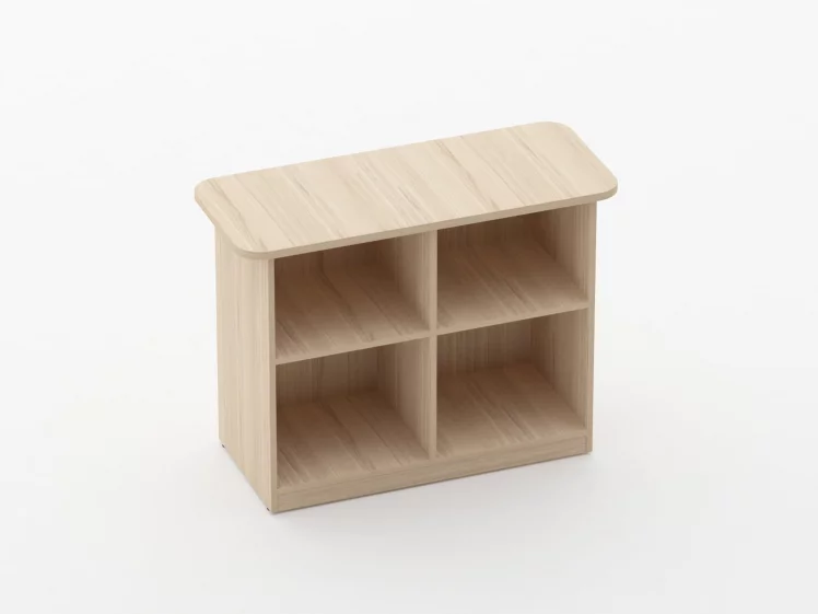 Тумба приставная к столу Глассй 3.18.12 Дуб молочный / Glassy_0