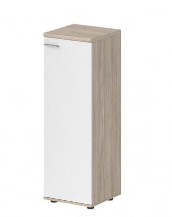 Шкаф средний правый Сигма СГ.804.ОЛ.ВХ.Р Дуб светлый Белый / Sigma SG.804.OL.WH.R_0