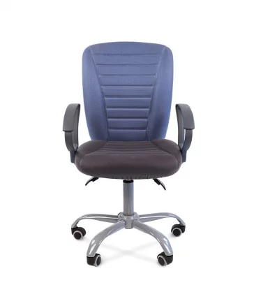 Офисное кресло для оператора CХАИРМАН 9801 ЕРГО Серый/голубой / CHAIRMAN ERGO_1