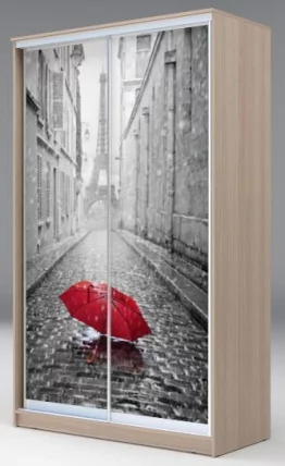 Шкаф-купе Хит-23-17-77 Париж Ясень шимо светлый_0