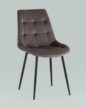 Стул Флекс Нев велюр антрацитовый 2 шт. / New_7