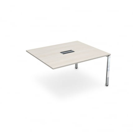 Стол системы БЭНЧ, переговорный, конечный ГЛОСС ЛИНЕ НСПК-О.927 Иворй / GLOSS LINE Ivory_0