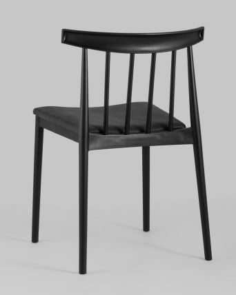 Стул пластиковый Ранч с мягким сиденьем Черный / Ranch_5