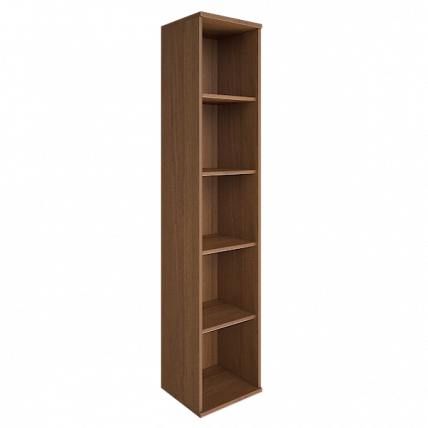 Стеллаж высокий угловой Рива А.СУ-1 Орех Гварнери / Riva_0