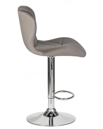 Стул барный ДОБРИН БАРНИ Серый велюр МДЖ9-75 / DOBRIN BARNY MJ9-75_2