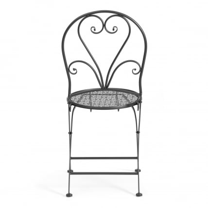 Стул Лове Чаир (ПЛ08-11140) стальной сплав, черный, 40х47,5х94 см / Love Chair (PL08-11140)_4