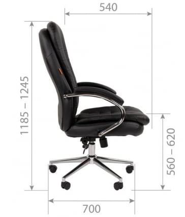 Кресло руководителя CХАИРМАН 795 ЭКО Черный / CHAIRMAN_4