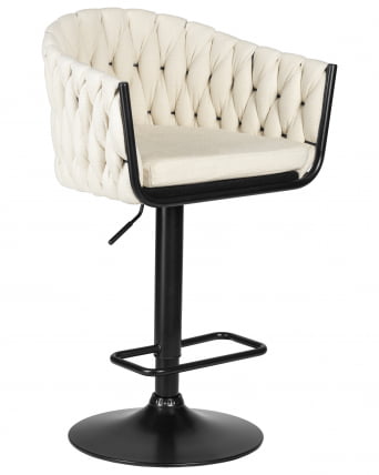 Стул барный ДОБРИН ЛЕОН (кремовая ткань (ЛАР 275-33)) / DOBRIN LEON (LAR_0