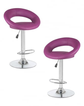 Стул барный ДОБРИН МИРА (фиолетовый) 2 шт / DOBRIN MIRA_0