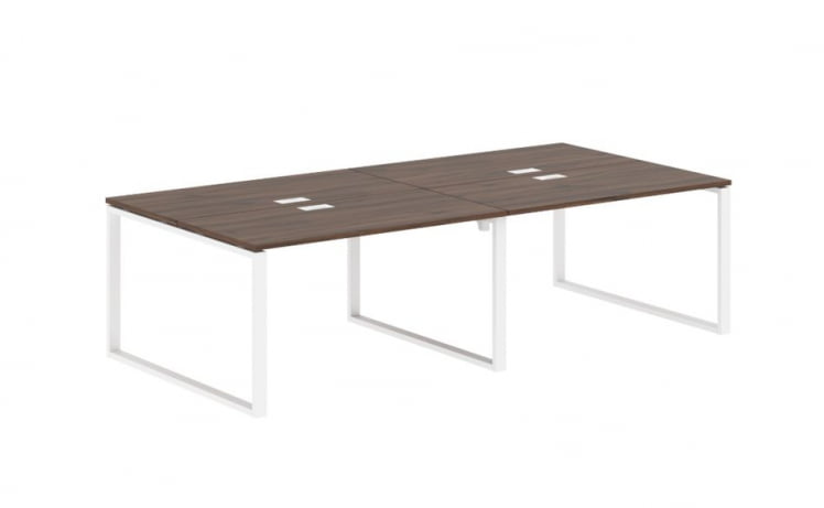 Бенч-система ЕДИС ЕКВСТ 2713 Дуб Денвер темный Белый / EDIS EQWST_0