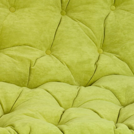 Диван МАМАСАН/МАМАСАН 23/02 В /с подушкой/ подушка 182х119 см, 169х102х80 см, Антикуе бровн (античный черно-коричневый), флок, олива, 23 / MAMASAN/МАМАСАН W Antique brown_7