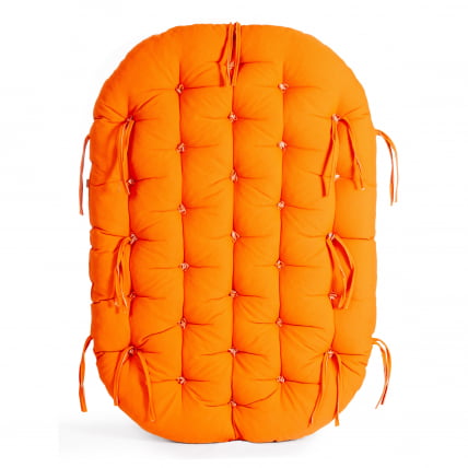 Диван МАМАСАН/МАМАСАН 23/02 В /с подушкой/ подушка 182х119 см, 169х102х80 см, Пекан (орех), ткань, оранжевый, С 23 / MAMASAN/МАМАСАН W Pecan_14