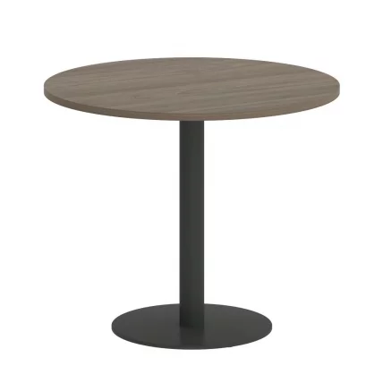 Стол журнальный круглый ХОМЕ ОФФИCЕ ВР.СП-5-90.1 Вяз Благородный/Антрацит металл / HOME OFFICE VR.SP-5-90.1_0